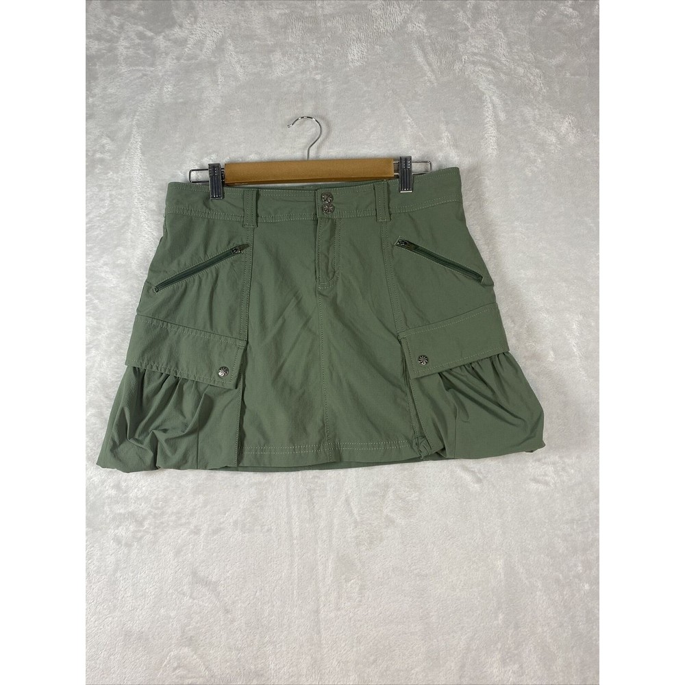 Athleta Womens Green Sport Pockets Tennis Golf Activewear Skorts Skirt 4 - Picture 1 of 9